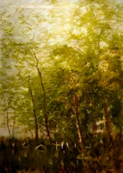 Fringe of Forest with Crosses